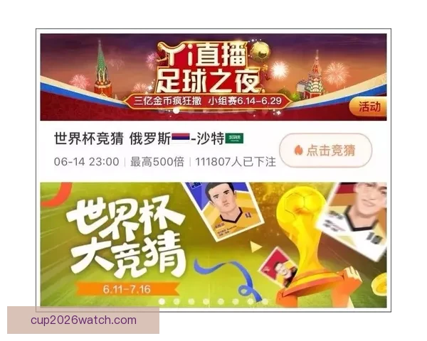 世界杯竞猜平台推荐：助你精准预测比赛结果，享受丰富奖品与赛事乐趣